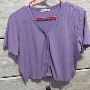 Romwe purple top